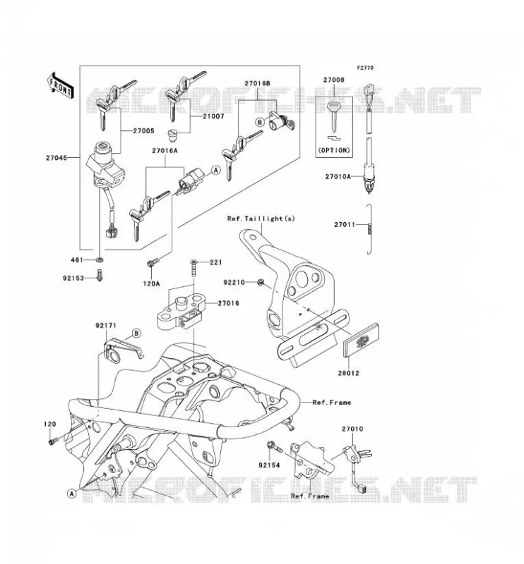 SWITCH Kawasaki MOTOS 800 2012 W800  EJ800ACF