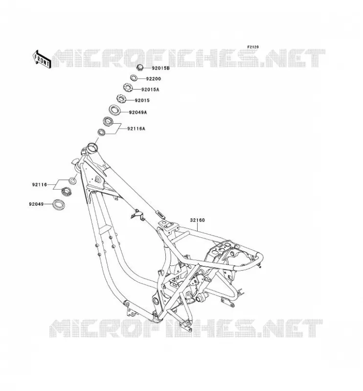 CHASSIS Kawasaki MOTOS 800 2013 W800  EJ800ADF