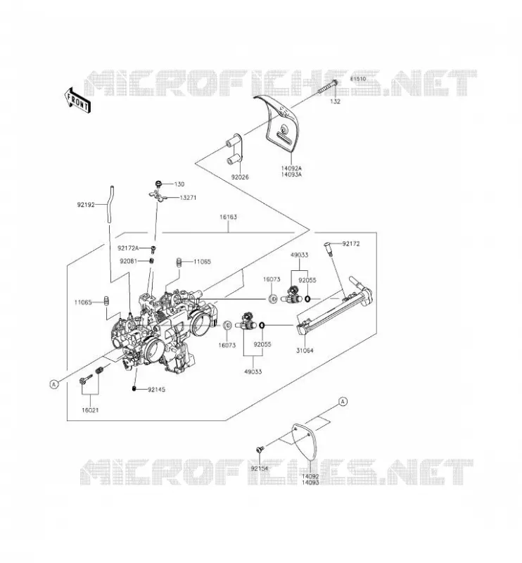 CARBURETOR Kawasaki MOTOS 800 2015 W800  EJ800AFFA