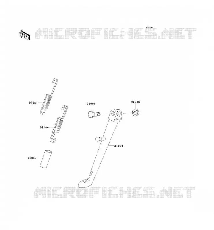 STAND Kawasaki MOTOS 250 1993 ELIMINATOR 250  EL250-D4