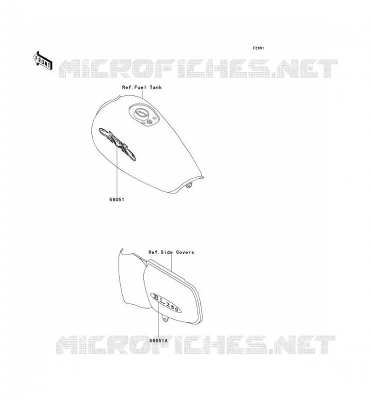 STICKER Kawasaki MOTOS 250 1996 ELIMINATOR 250  EL250-D7