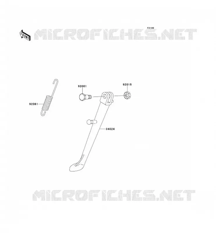 STAND Kawasaki MOTOS 250 1991 ELIMINATOR 250  EL250-E1