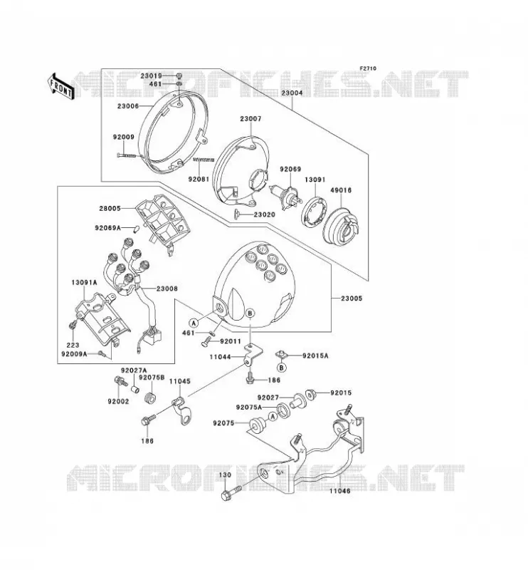 LENS(S) Kawasaki MOTOS 250 1994 ELIMINATOR 250  EL250-E4