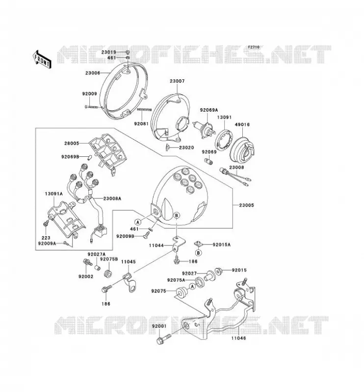 LENS(S) Kawasaki MOTOS 250 2003 ELIMINATOR 250  EL250-F6
