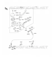 FRONT MASTER CYLINDER voor Kawasaki EN500 1990
