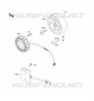 GENERATOR voor Kawasaki EN500 1990
