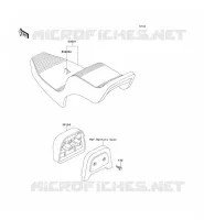 SEAT voor Kawasaki EN500 1990