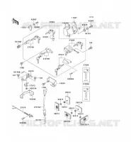 SWITCH   REFLECTORS voor Kawasaki EN500 1990