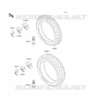 TIRES voor Kawasaki EN500 1990