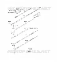 CABLES voor Kawasaki EN500 1991