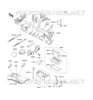 CHASSIS ELECTRICAL EQUIPMENT voor Kawasaki EN500 1991