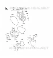 ENGINE COVERS voor Kawasaki EN500 1991