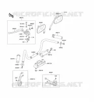 HANDLEBAR voor Kawasaki EN500 1991