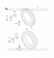 TIRES voor Kawasaki EN500 1991
