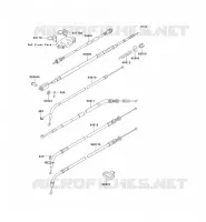 CABLES voor Kawasaki EN500 1993