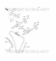 CAMSHAFT   TENSIONER voor Kawasaki EN500 1993
