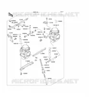 CARBURETOR voor Kawasaki EN500 1993