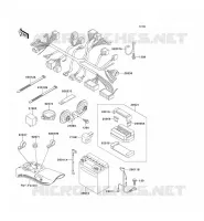 CHASSIS ELECTRICAL EQUIPMENT voor Kawasaki EN500 1993