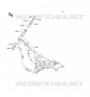 CHASSIS voor Kawasaki EN500 1993