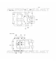 CRANKCASE BOLT voor Kawasaki EN500 1993