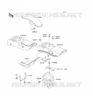 FENDER voor Kawasaki EN500 1993