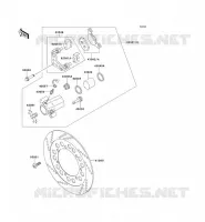 FRONT BRAKE voor Kawasaki EN500 1993