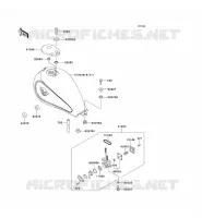 FUEL TANK voor Kawasaki EN500 1993