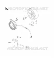 GENERATOR voor Kawasaki EN500 1993