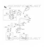 HANDLEBAR voor Kawasaki EN500 1993