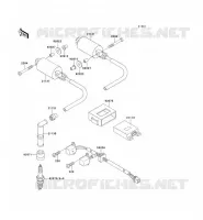 IGNITION SYSTEM voor Kawasaki EN500 1993