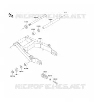 SWINGARM voor Kawasaki EN500 1993