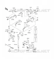 SWITCH   REFLECTORS voor Kawasaki EN500 1993