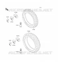 TIRES voor Kawasaki EN500 1993