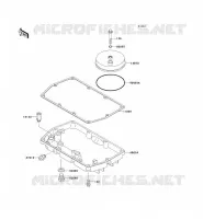 BREATHER COVER   OIL PAN voor Kawasaki EN500 1994