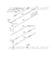 CABLES voor Kawasaki EN500 1994
