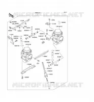 CARBURETOR voor Kawasaki EN500 1994