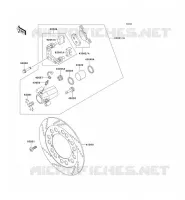 FRONT BRAKE voor Kawasaki EN500 1994