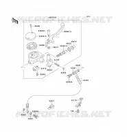 FRONT MASTER CYLINDER voor Kawasaki EN500 1994