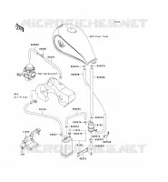 FUEL EVAPORATION SYSTEM voor Kawasaki EN500 1994