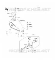 FUEL TANK voor Kawasaki EN500 1994
