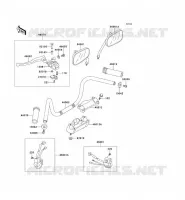 HANDLEBAR voor Kawasaki EN500 1994