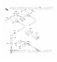 IGNITION SYSTEM voor Kawasaki EN500 1994