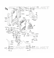 RADIATOR voor Kawasaki EN500 1994