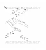 SWINGARM voor Kawasaki EN500 1994