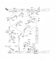 SWITCH   REFLECTORS voor Kawasaki EN500 1994