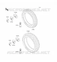 TIRES voor Kawasaki EN500 1994