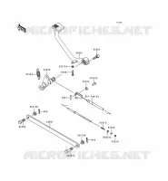 BRAKE PEDAL voor Kawasaki EN500 1998