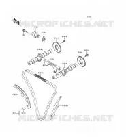 CAMSHAFT   TENSIONER voor Kawasaki EN500 1998