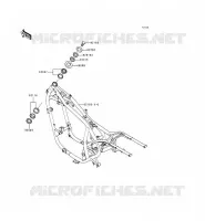 CHASSIS voor Kawasaki EN500 1998
