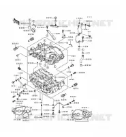 CRANKCASE(S) voor Kawasaki EN500 1998